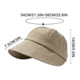 thumbnail image 3 of Sun Hat,Wide Brim Foldable Breathable Bucket Visor Cap With Uv Protection for Adult Outdoor Travel Beach Daily Casual Sun Block and All Match Outfit Accessory(Beige), 3 of 9