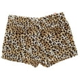 thumbnail image 4 of Emme Jordan Junior's Fuzzy Pajama Shorts - Classic Cheetah, Large, 4 of 4