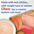 thumbnail image 4 of INABA Churu Creamy, Lickable Purée Cat Treat with Taurine, 0.5 oz, 20 Tubes, Chicken Variety, 4 of 9