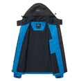 thumbnail image 5 of Diamond Candy Men's Hooded Waterproof Jacket Lightweight Rain Jacket Outdoor Casual Sportswear, 5 of 6