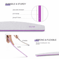 thumbnail image 6 of 10 Pack Professional Nail Files, Double Sided Emery Boards 100/180 Grit, Reusable Nail File Set for Manicure & Pedicure, Home and Salon Use, 6 of 7