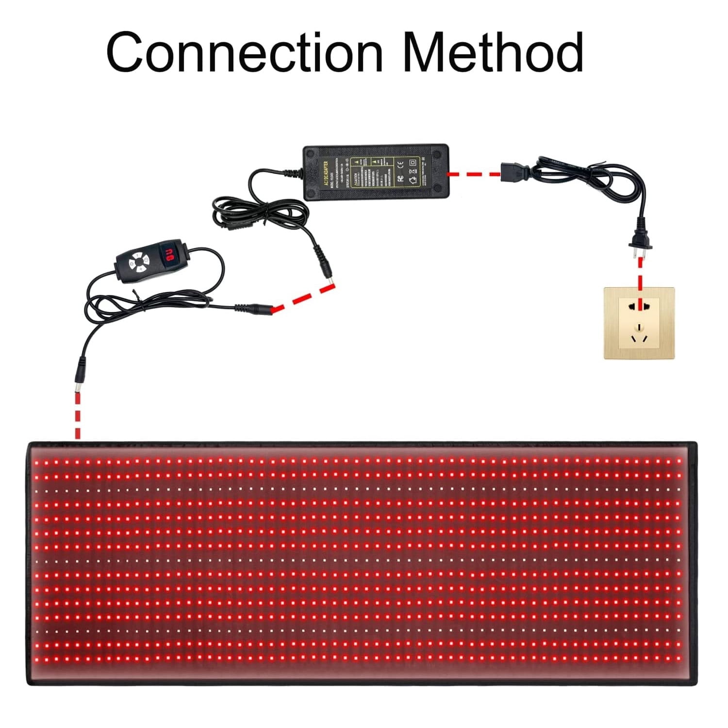 Red L.Ight T.herapy Pad for Full Body,945pcs L.E.D 660nm Red and 850nm Near-I.nfrared L.Ight T.herapy Device,Large Home Laying Mat for Body, Muscle Recovery