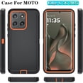 thumbnail image 6 of HCTian Phone Case for Motorola Moto Edge 5G 2025 Case, Heavy Duty Shockproof & Dropproof 3-Layer Cover Phone Case for Moto Edge 2025, 6 of 6