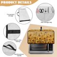 thumbnail image 6 of Renewold Toaster Oven Protective Cover Dustproof Smart Oven Air Fryer Protector Case with Pockets Easy Clean Kitchen Appliance Accessories, 18.5 x 14.5 x 9 Inches, Sunflower Butterfly, 6 of 7