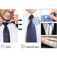 thumbnail image 5 of 12 unids/set extensor de cuello y puños de Metal con botones de resorte y hebilla ajustable para camisa y ropa, 5 of 5