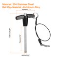 thumbnail image 2 of T Handle Lock Pins, 13/64" Pin Dia. 2-3/4" Usage Length Stainless Steel Push-Button Quick Release Pin, 2 of 6