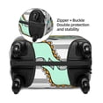 thumbnail image 4 of Bixox Washable Funny Dinosaurs on Stripes Printed Luggage Cover, Fashion Suitcase Protector Fits for Large luggage, 4 of 8