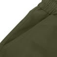 thumbnail image 6 of YLSDY Men's Casual Cargo Pants Elastic Waist Drawstring Joggers Pants Athletic Techwear Jogging Sweatpants with Pockets Army Green XXL, 6 of 6