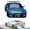 Blue, variant on Car Alarm Clock 3-in-1 Digital LED, Crystal Clear LED Display Screen, Modern Sports Car Nightstand Clock, Digital Clock for Bedroom Office Desk Decor Gift (Black)