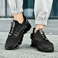 thumbnail image 7 of Rotm Men's Fashion Sneakers Breathable Mesh Running Shoes Non Slip Soft Sole Casual Athletic Walking Shoes Men'sSneakers Black,Size 7.5, 7 of 7