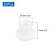 thumbnail image 2 of Uxcell 20 piezas de tapones de silicona 0.33" tapones de sellado para saleros huecos blancos, 2 of 5