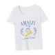thumbnail image 5 of Camiseta de Mujer Recuerdo de Verano Camiseta Informal de Cuello Redondo para Mujer para Viajes Deportivos, 5 of 7