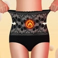 thumbnail image 4 of Bragas térmicas gruesas de invierno para mujer, ropa interior de cintura alta con vientre plano, calzoncillos cálidos de forro polar para mujer, bragas sin costuras con encaje para mujer, 4 of 5