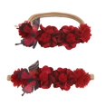 thumbnail image 3 of Conjunto de 3 Vinchas de Nylon con Flores para Bebé Niña mligril, 3 of 6