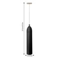 thumbnail image 3 of Hearth & Gear Whisk Milk Frother Handheld Coffee Frother Mixer Hand Held Mix Kitchen Set for Women Kitchen Aid Mixer Hand Held Pan Stirrer Automatic Retractable Cord Hand Mixer Cute Hand Mixer Water, 3 of 7