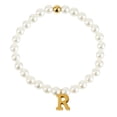 thumbnail image 1 of Pulseras Mujer de Perlas con Iniciales Oro 18k LuckyLy, Modelo Galia blanco UNITALLA, 1 of 6