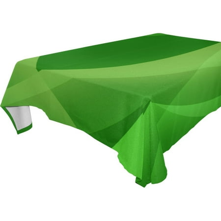 

POPCreation Green Abstract Background Tablecloth 60x104 inches