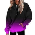 thumbnail image 2 of Women Tie Dye Oversized Hooded Sweatshirts Long Sleeve Pullover Hoodies Pockets Loose Fit Sweater Drawstring Tops Teen Girls Trendy Clothes, 2 of 6
