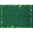 thumbnail image 1 of Ahgly Company Indoor Rectangle Abstract Green Modern Area Rugs, 6' x 9', 1 of 4