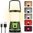 thumbnail image 1 of Linterna, camping, recargable, 3000 lúmenes, 5 modos, IP54, batería 7500mAh, para emergencias, huracanes, senderismo, 1 of 7