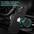 thumbnail image 3 of FIEWESEY for iPhone 13 Pro 6.1 Inch Case, Anti-Scratch Shockproof Case 360 Degree Rotation Finger Ring Holder Kickstand [Work with Magnetic Car Mount] for iPhone 13 Pro 6.1 Inch(Black), 3 of 6