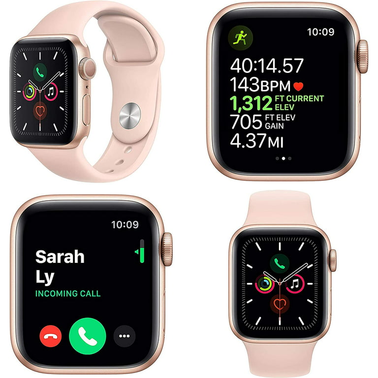 Apple Watch Series 4 (GPS, 40mm) - Gold Aluminum Case with Pink ...