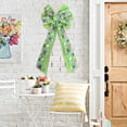 thumbnail image 2 of JHEHF Happy Easter Large Wreath Bows 24.8*11 Inch Easter Egg Wired Ribbon Bow Ornament for Wreath Kitchen Cabinet Door Wall Indoor Outdoor Decoration, 2 of 7