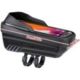 thumbnail image 4 of Durable bicycle handlebar bag, large capacity, tube, bike bag, commuter, bicycle accessories, lightweight front bag black Ref: 5954, 4 of 5