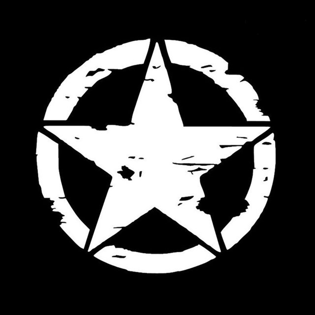 V.T Circle Star Reflective Car-Styling Vehicle Body Window Decals Sticker Decor huangjie unisex