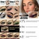 thumbnail image 2 of Pegatinas para pestañas, 4 pares de delineador de ojos reutilizable y pegatinas para pestañas, pegatinas autoadhesivas impermeables con purpurina de color invisible, delineador de ojos para mujer fácil de usar (negro) Rojo Verde, 2 of 5