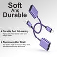 thumbnail image 5 of Headphone Adapter Compatible for iPhone, 2 Pack Lighting to 3.5mm Headphone Jack Adapter, 2 in 1 Aux Audio Cord+ Charger Splitter Aapter Dongle for iPhone 14/13/12/11, Mixed, 5 of 7