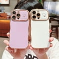 thumbnail image 3 of for iPhone 15 Pro Max Case for Women Girls, Cute Wave Frame Curly Shape with Love Heart Raised Camera Protection Cover Luxury Plating Shockproof Phone Case for iPhone 15 Pro Max (White), 3 of 17
