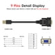 thumbnail image 4 of Adaptador conversor hembra de cable serie USB a RS232 DB9, 4 of 9