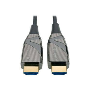 Tripp Lite High-Speed HDMI Cable HDMI 2.0 Fiber AOC 4K @ 60Hz Black M/M 5M - 16 ft Fiber Optic A/V Cable for Monitor, Audio/Video Device, Home Theater System, HDTV, Tablet, Gaming Console, Notebook...