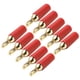 thumbnail image 1 of 10 piezas de conector banana de latón chapado en oro de 2,5 mm, conector macho tipo soldadura, juego de accesorios, rojo, 1 of 9