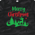 thumbnail image 4 of Inktastic Merry Christmas, Reindeer, Christmas Tree, Stars Boys or Girls Toddler T-Shirt, 4 of 5