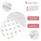 thumbnail image 3 of Pañuelo CHUROUSY 56 x 28 cm Rojo/Blanco – Pack de 4, 3 of 6