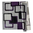 thumbnail image 5 of MDA Home Orelsi Gray/Purple Contemporary Polypropylene Area Rug - 6'9" x 9'6", 5 of 5