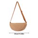 thumbnail image 2 of Bolso bandolera tejido, cartera tejida, hecha a mano con ganchillo, para el hombro, de verano, de playa, beige, 2 of 2