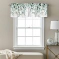 thumbnail image 3 of Eucalyptus Leaves Valance Curtain Sage Green Window Valances Rod Pocket Short Curtains Window Treatments for Kitchen Bedroom Bathroom Laundry 42" x 12", 3 of 9