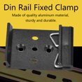 thumbnail image 3 of Pince Fixe de Fixation de Rail Din en Aluminium de 35 Mm pour le Montage de Relais, 3 of 8