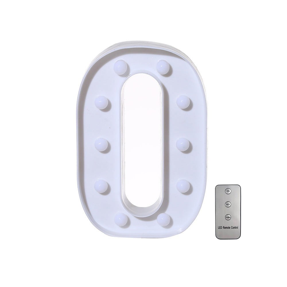 Hfyihgf Remote control Alphabet Letter Lights LED Light Up White Plastic  Letters Stand A - Walmart.com