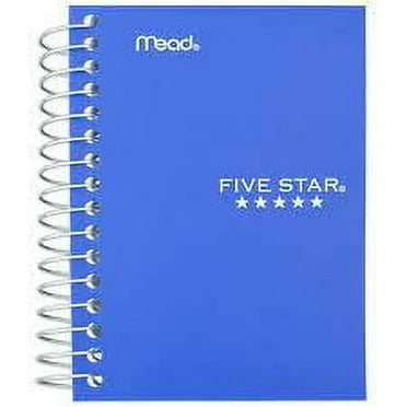 Mead Five Star Fat Lil' Wirebound Notebook, Assorted Colors, 1 Ea, 3 Pack