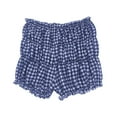 thumbnail image 6 of cfhntfmh Lounge Shorts for Women Low Waist Tiered Ruffle Comfy Shorts Plaid Print Summer Cute Short Pants, 6 of 7