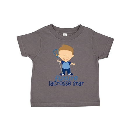 

Inktastic Future Lacrosse Star Boy Gift Toddler Boy Girl T-Shirt