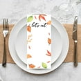 thumbnail image 3 of Koyal Wholesale Autumn Fall Foliage Printable Wedding Paper Menu Cards for DIY Printer, Pack of 52, 3 of 5
