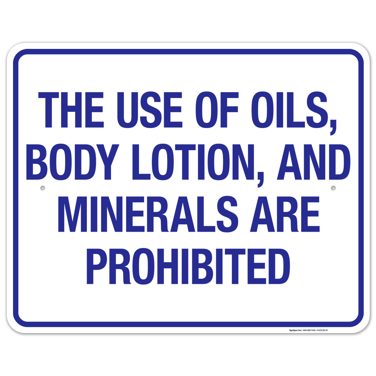 North Carolina Prohibited In Spa Sign, Complies With State Of North