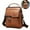 Brown, variant on Fmxomd Messenger Bag for Men Crossbody Shoulder Purse Small Vintage PU Leather Satchel Pouch Side Crossover Handbag Office Business for Men, Coffee