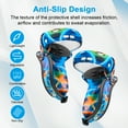 thumbnail image 6 of Rechale VR Silicone Case for Meta Quest 2, Design Upgraded Accessories for Oculus Quest 2, Face Cover, Controller Grips, Shell Cover, Lens Cover, Disposable Eye Cover(Aurora Blue), 6 of 10