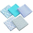 thumbnail image 2 of 50cm\*50cmCotton Fabric Printed Cloth Sewing Quilting Fabrics for Needlework DIY Handmade Material blue, 2 of 6